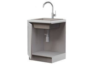 Сифон GRAND 3 1/2 с круглым переливом и винтом металл